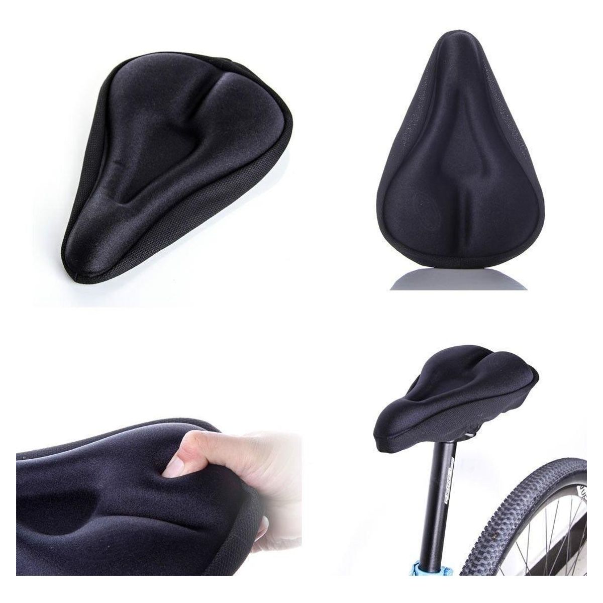GENERICO - Forro Acolchado para Asiento de Bicicleta