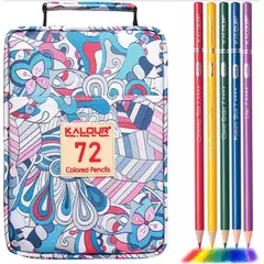 GENERICO - Juego de 72 Lápices de Colores Acuarelables en Estuche