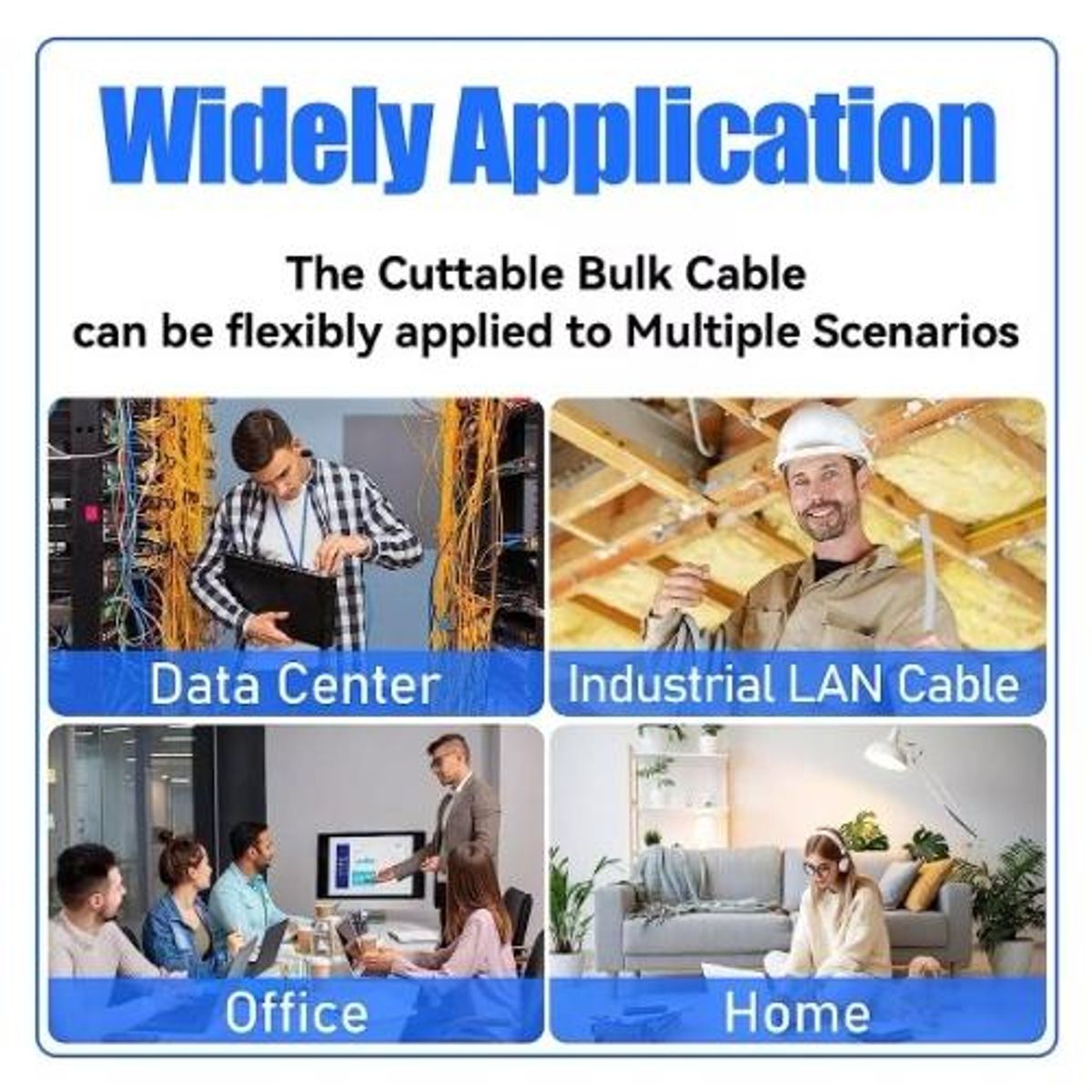 GENERICO - Cable de Red Cat6 RJ45 30 Metros para Exterior con Doble Chaqueta