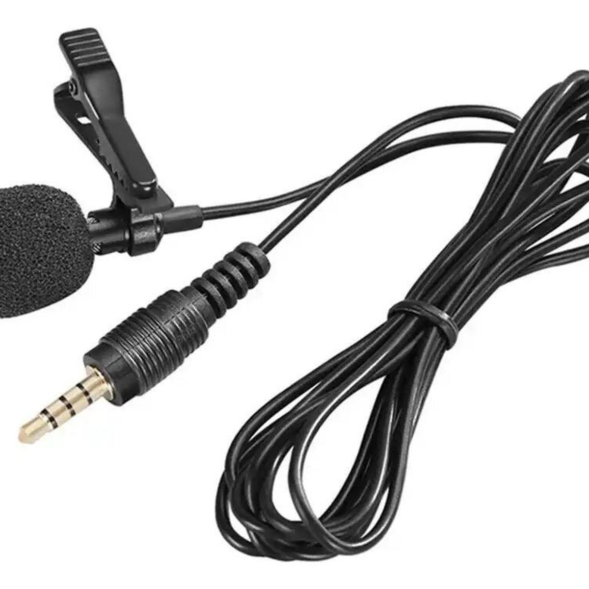 GENERICO - Micrófono Lavalier Clip-on para Teléfonos Móviles