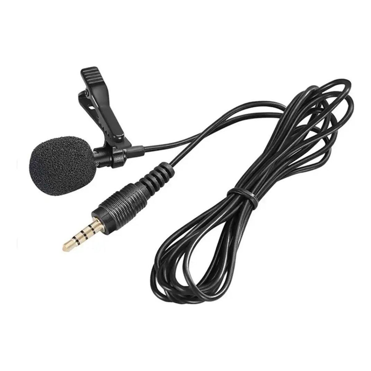 GENERICO - Micrófono Lavalier Clip-on para Teléfonos Móviles