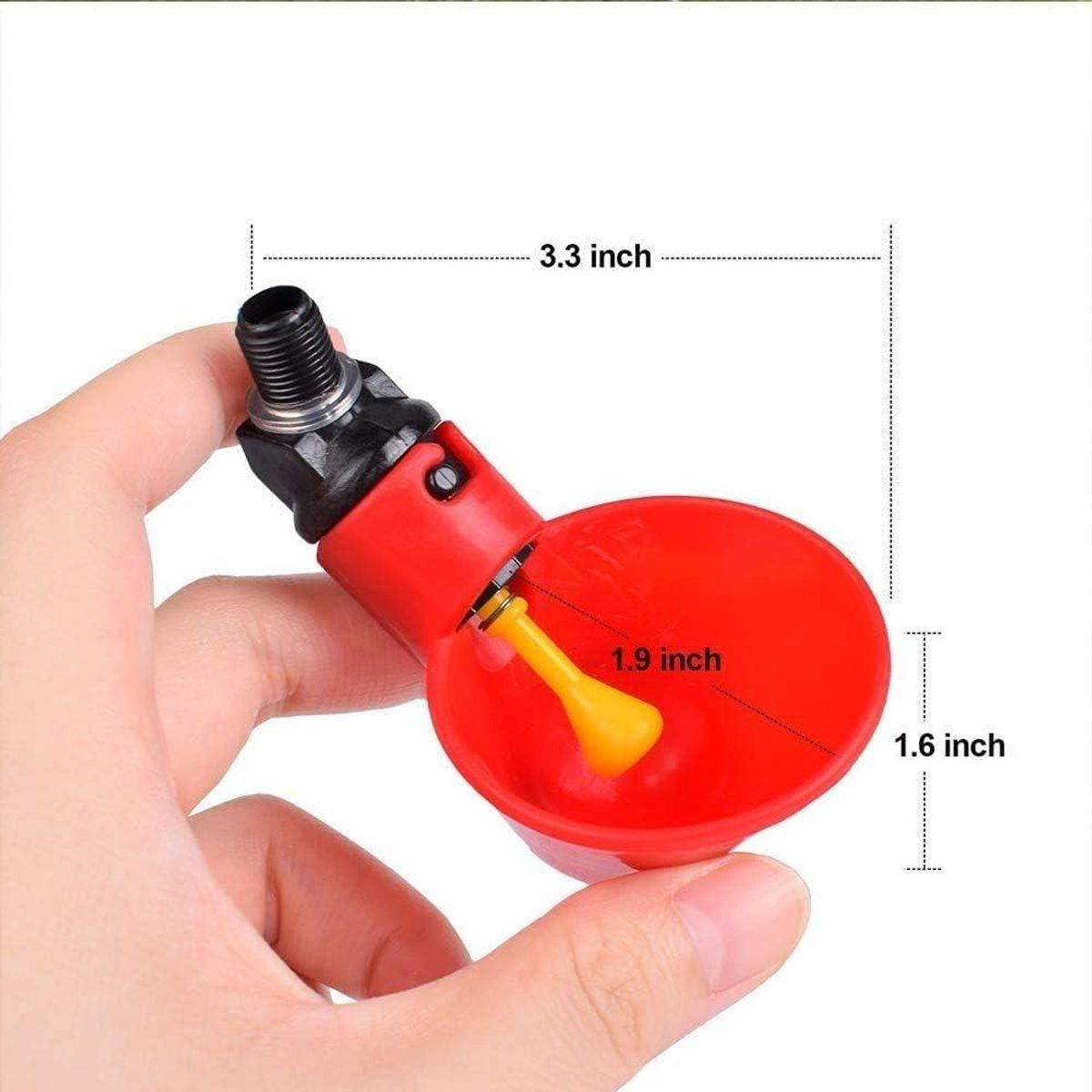 GENERICO - Bebedero Avícola para Aves - Paquete de 24 Unidades