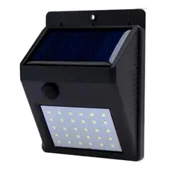 GENERICO - Aplique Solar LED 30 Resistente al Agua IP65 para Exterior
