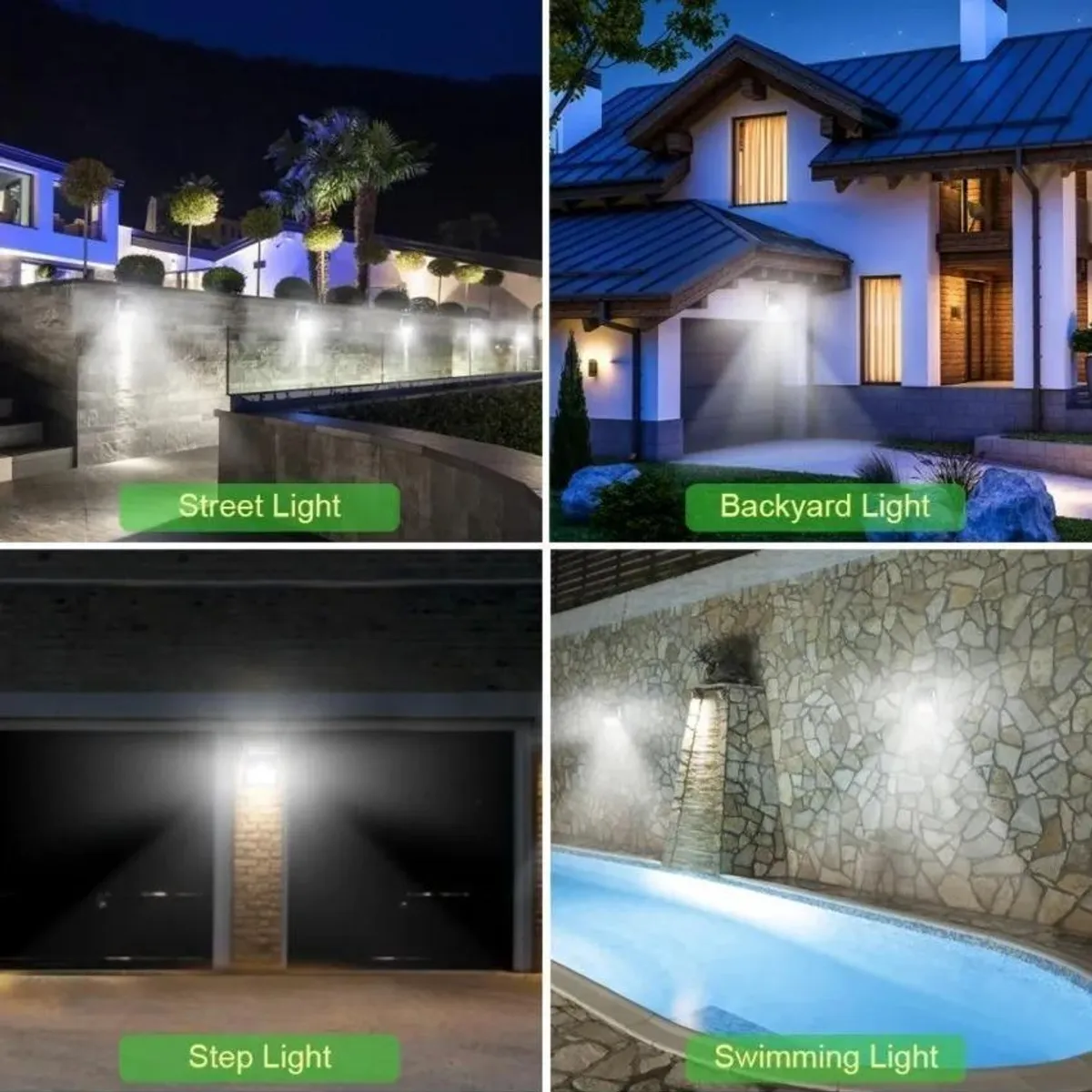 GENERICO - Aplique Solar LED 30 Resistente al Agua IP65 para Exterior
