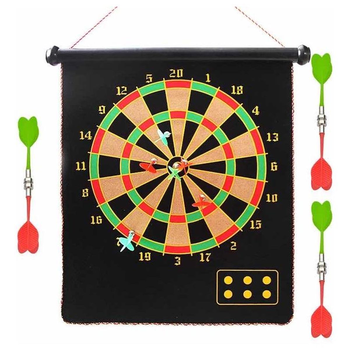 GENERICO - Tablero Magnético de Dardos Doble Cara para Diversión