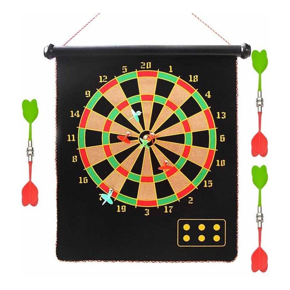 GENERICO - Tablero Magnético de Dardos Doble Cara para Diversión
