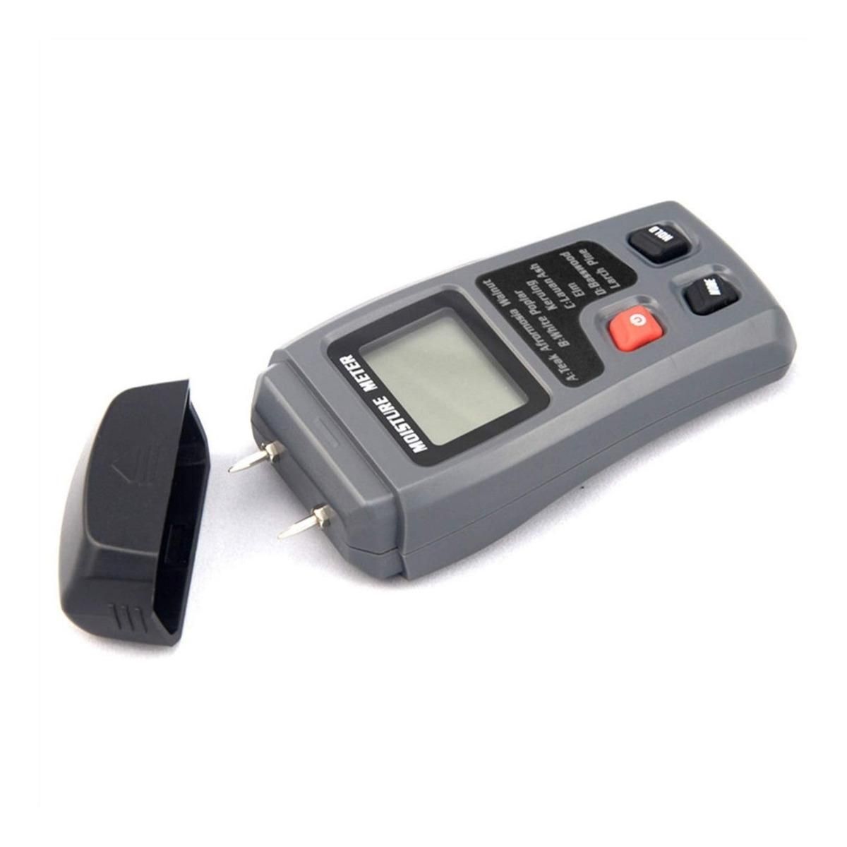 GENERICO - Medidor Digital de Humedad para Madera con Pantalla LCD