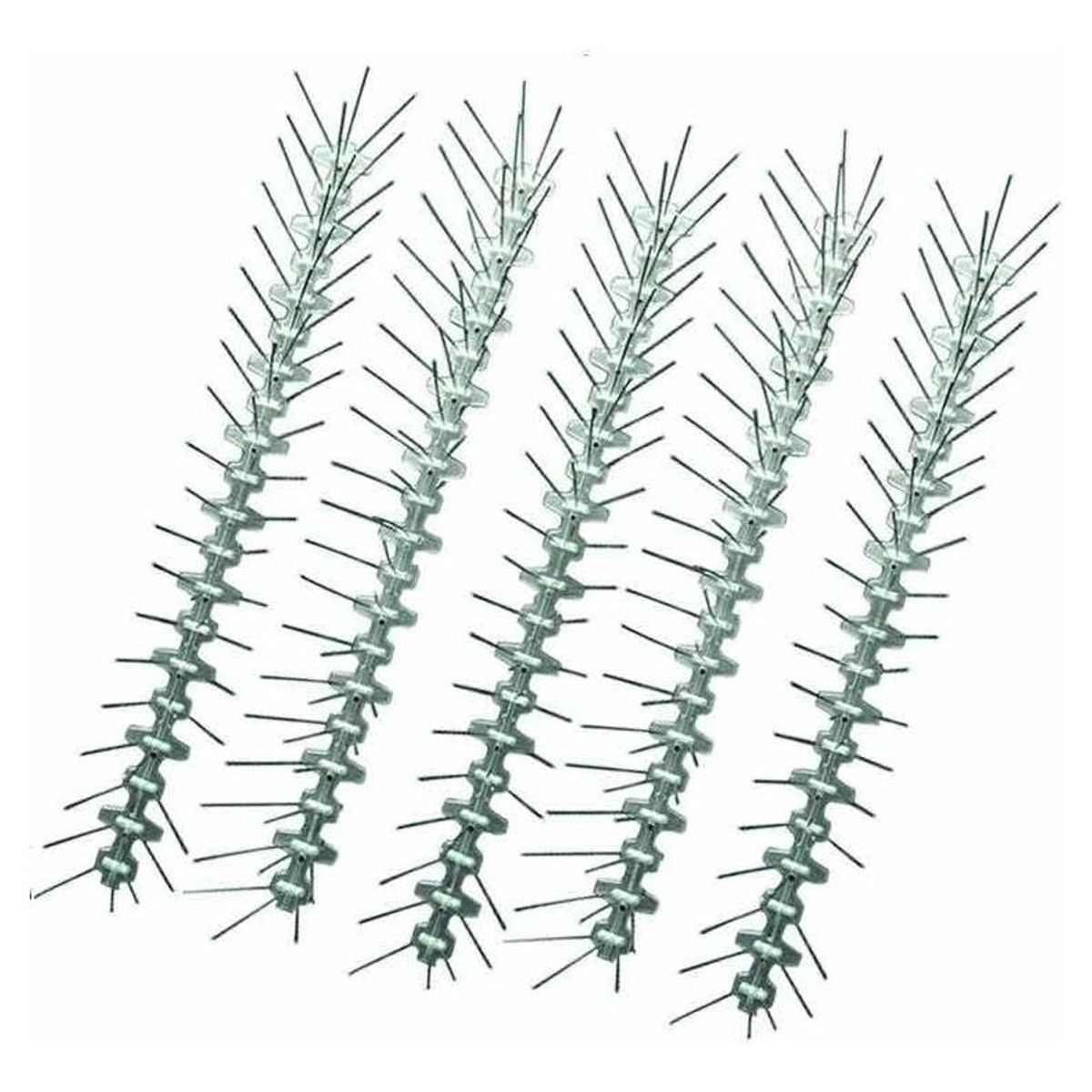GENERICO - Pack de 5 Tiras de Púas para Repeler Palomas y Aves