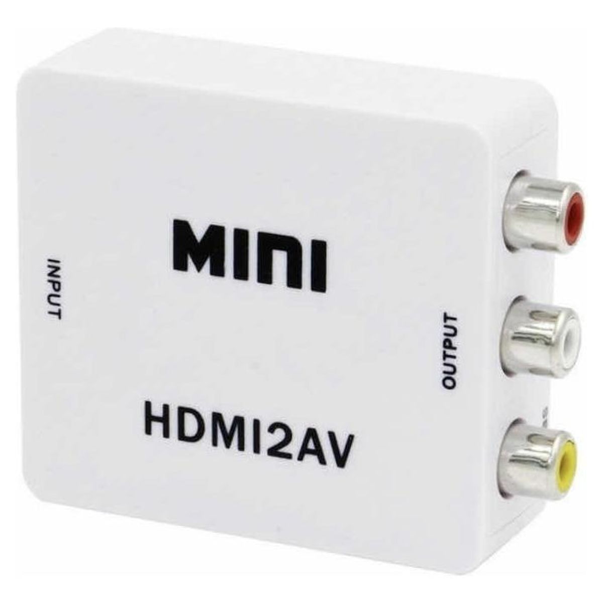 GENERICO - Adaptador HDMI a AV RCA para Video Analógico