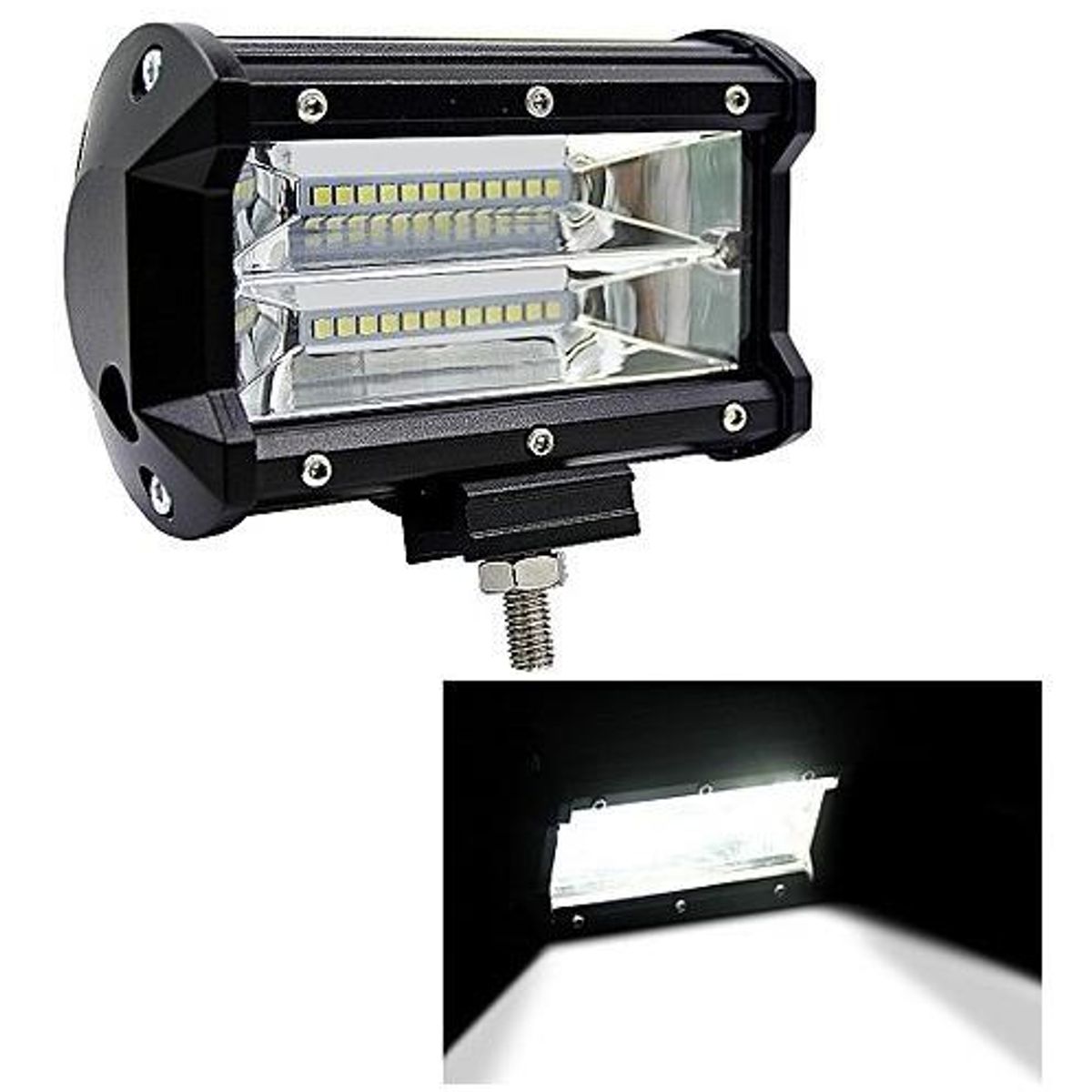 GENERICO - Pack de 4 Focos Neblineros LED de 72W para Vehículos