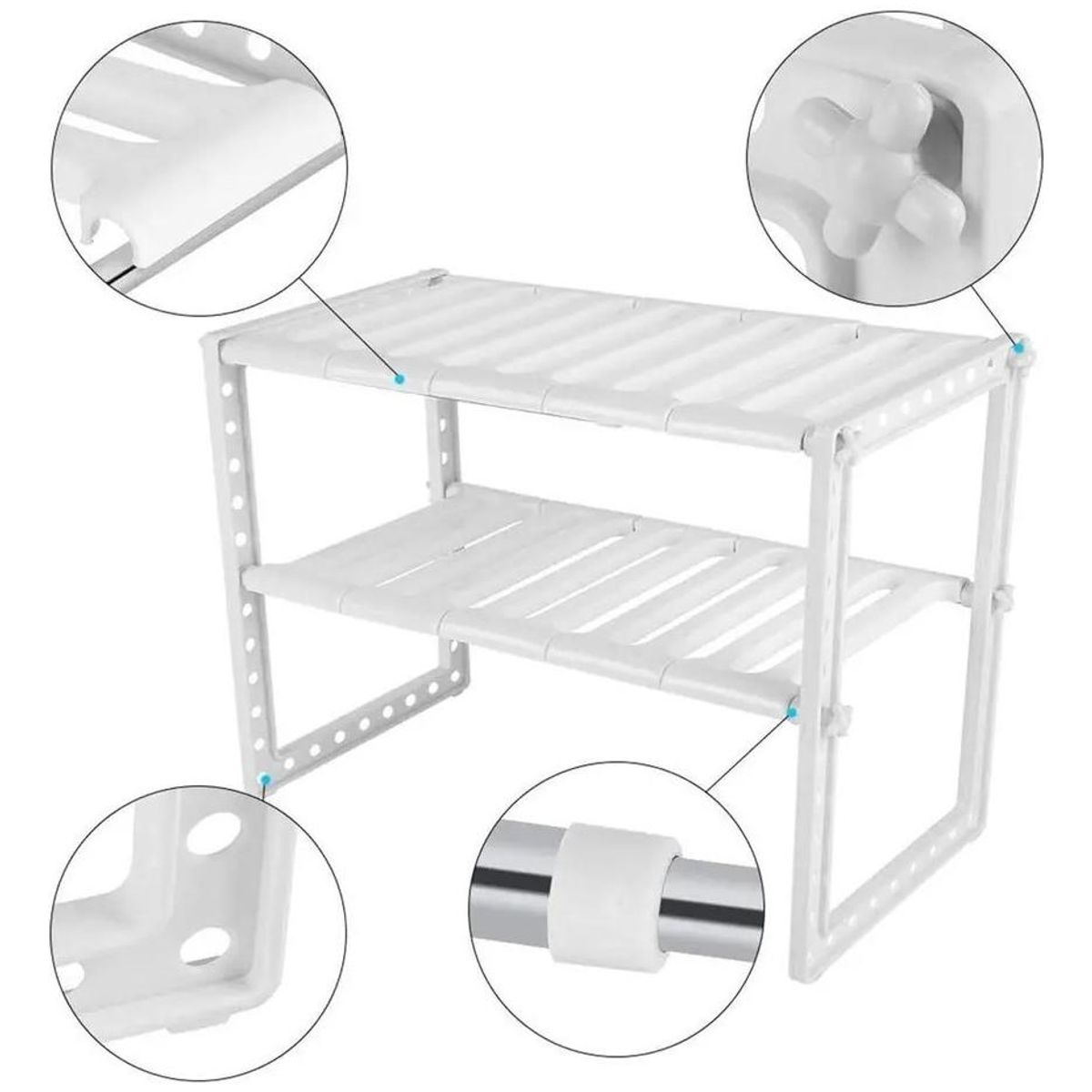 GENERICO - Repisa Organizador Extensible de Hierro para Cocina