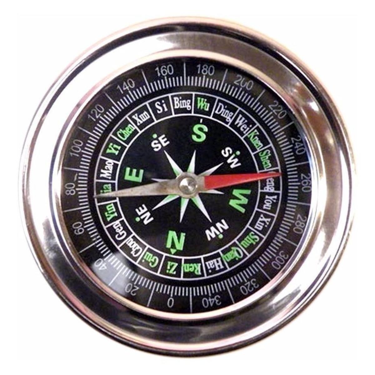 GENERICO - Brújula Magnética de Acero Inoxidable para Navegación