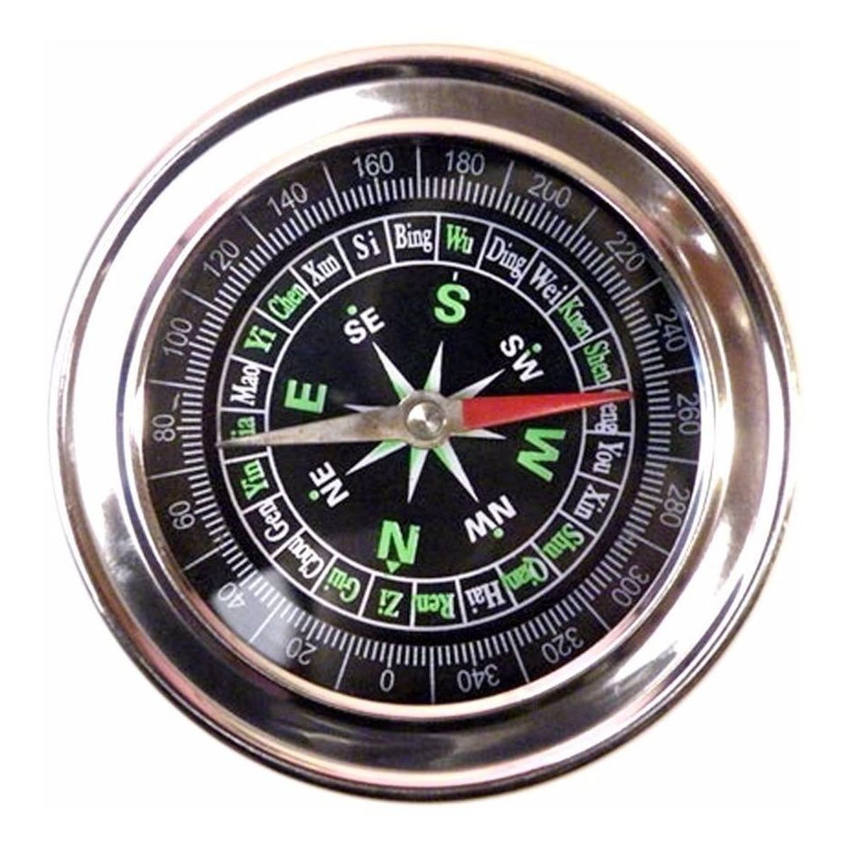 GENERICO - Brújula Magnética de Acero Inoxidable para Navegación