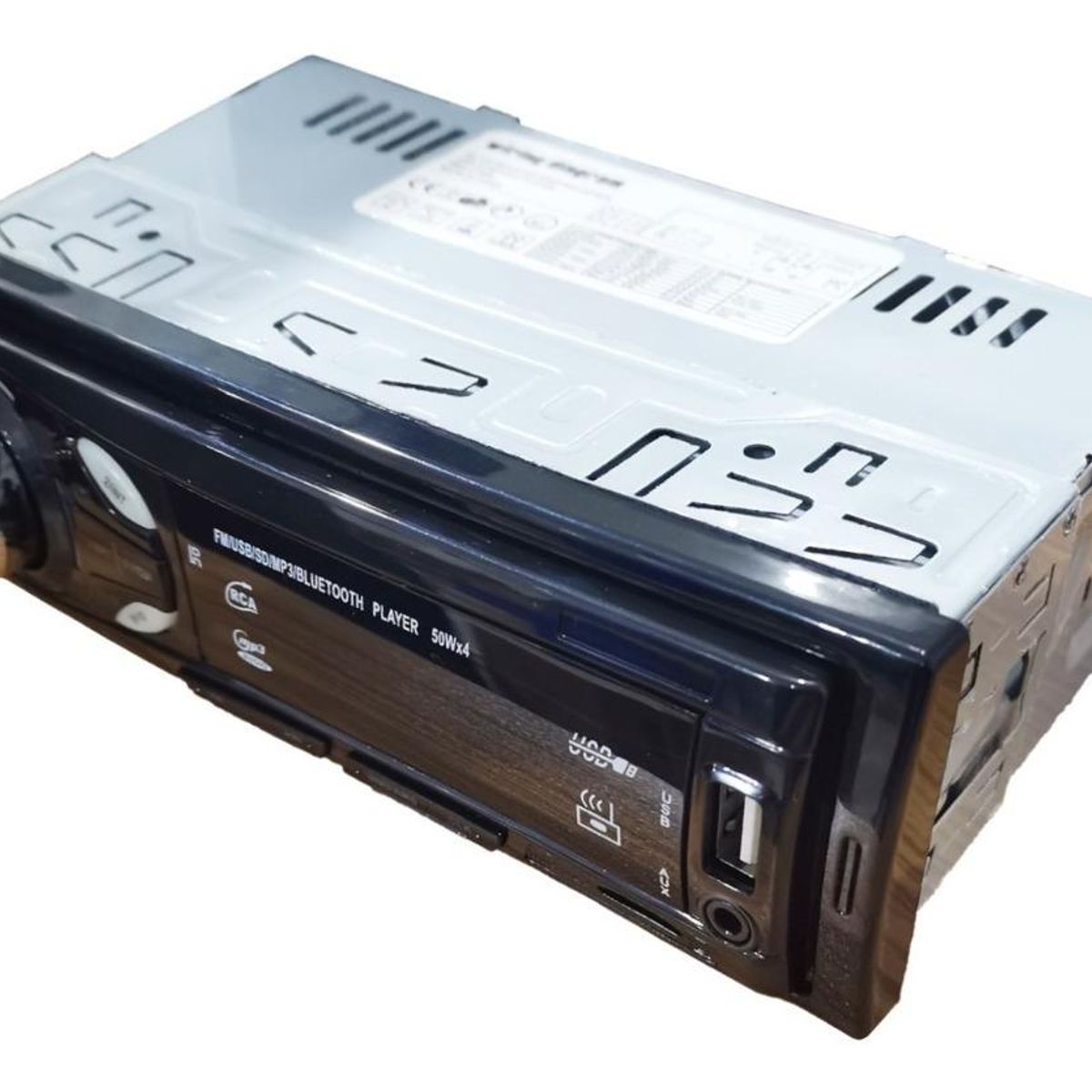 GENERICO - Radio de Auto Bluetooth con USB SD y Control Remoto