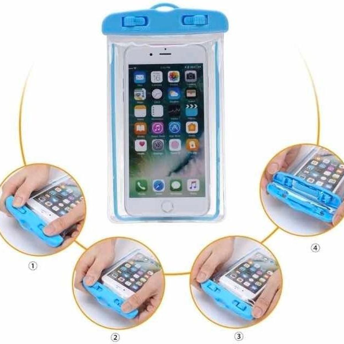 GENERICO - Funda Protectora Resistente al Agua para Celulares