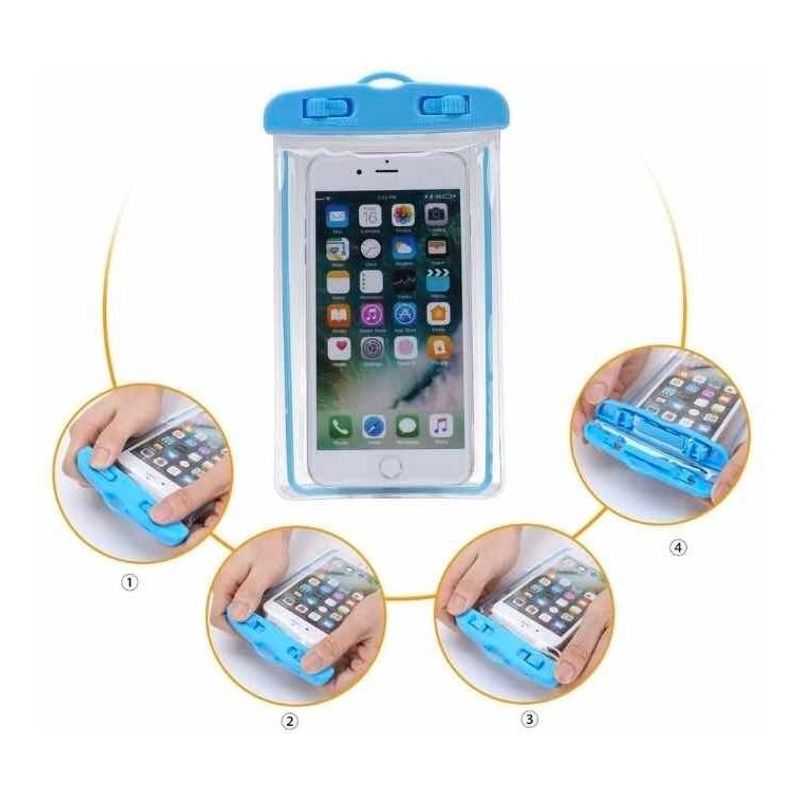 GENERICO - Funda Protectora Resistente al Agua para Celulares