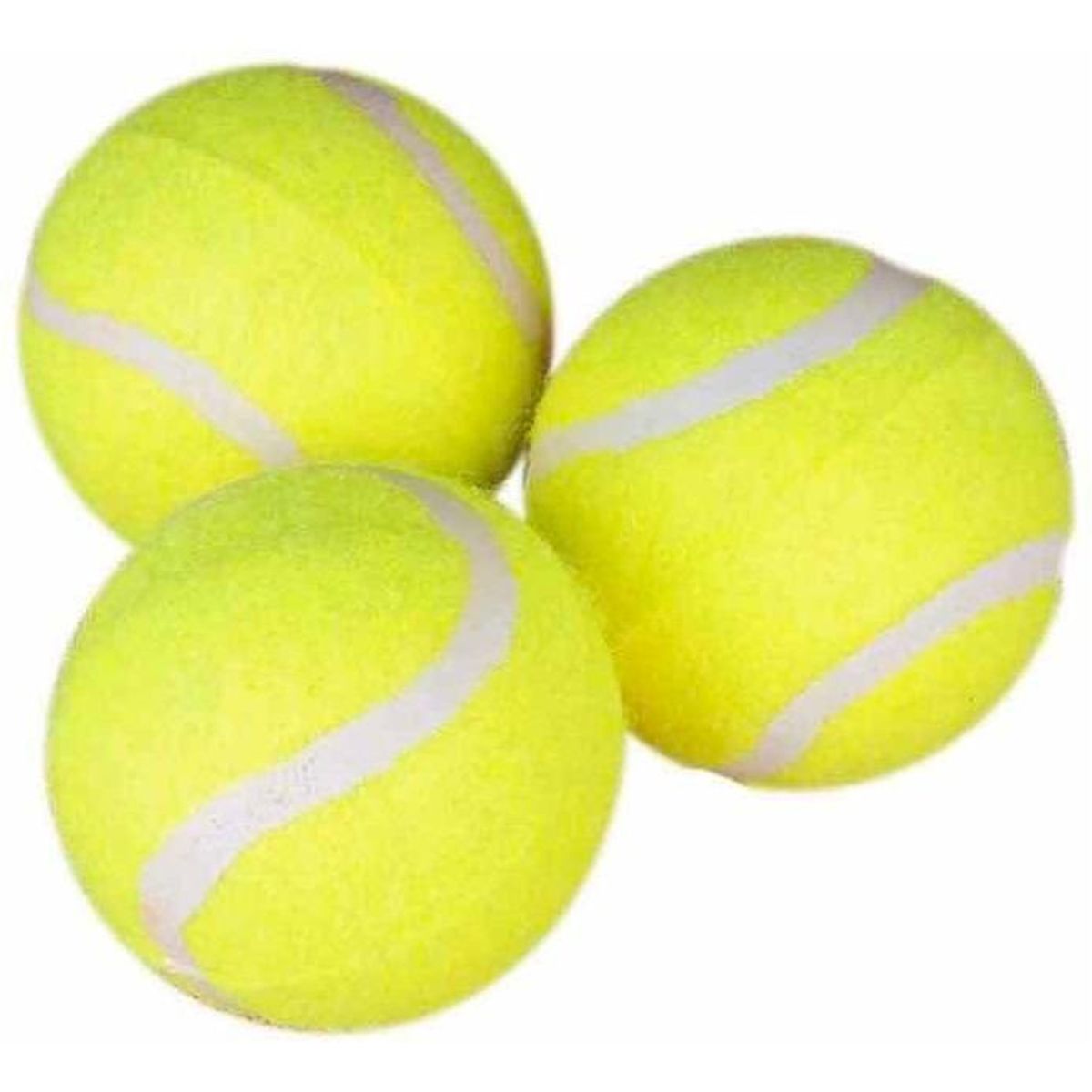GENERICO - Pack de 3 Pelotas de Tenis en Bolsa Plástica