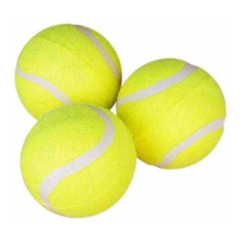GENERICO - Pack de 3 Pelotas de Tenis en Bolsa Plástica