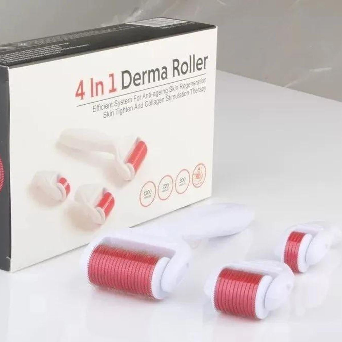 GENERICO - Rodillo de Micro Agujas para Estimulación Facial y Crecimiento