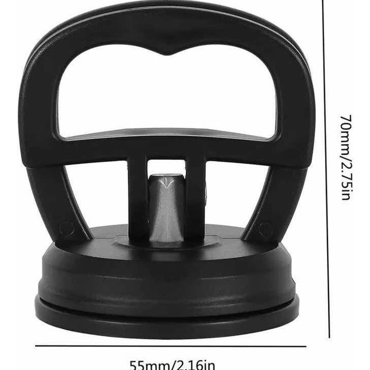 GENERICO - Pack de 4 Ventosas para Vehículos y Superficies de Vidrio