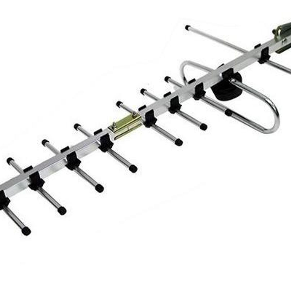 GENERICO - Antena de TV HD Exterior 10 Elementos UHFVHF