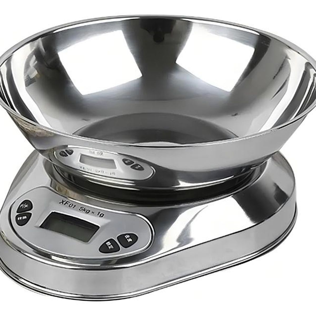 GENERICO - Báscula de Cocina Digital de Acero Inoxidable 5kg con Bowl