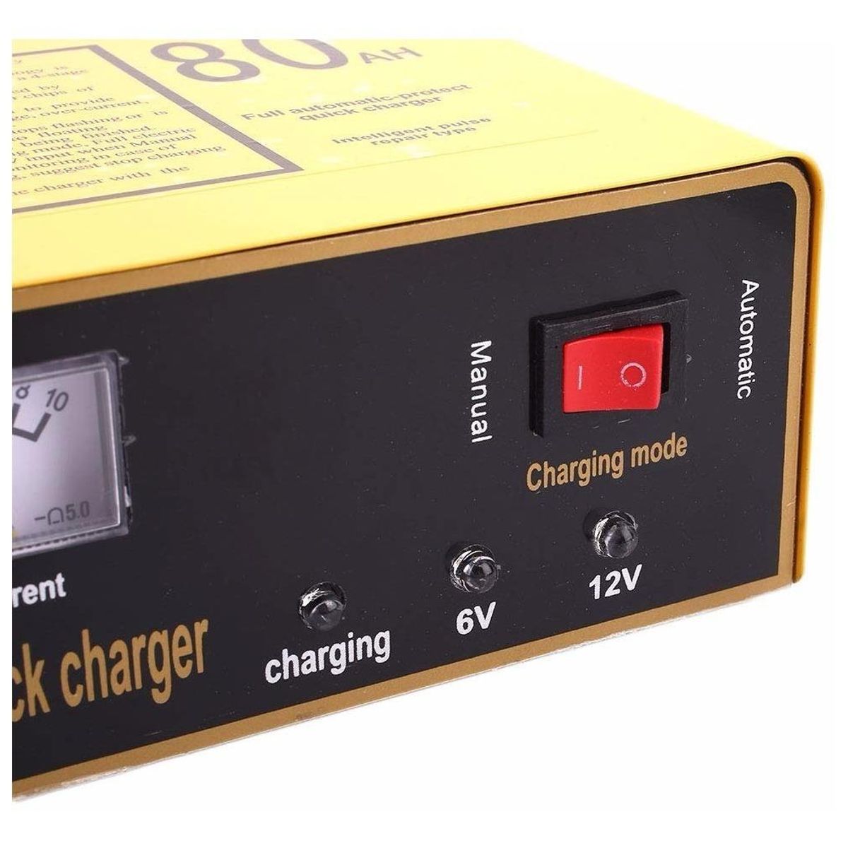 GENERICO - Cargador de Batería Automotriz 220V 6V-12V 80A