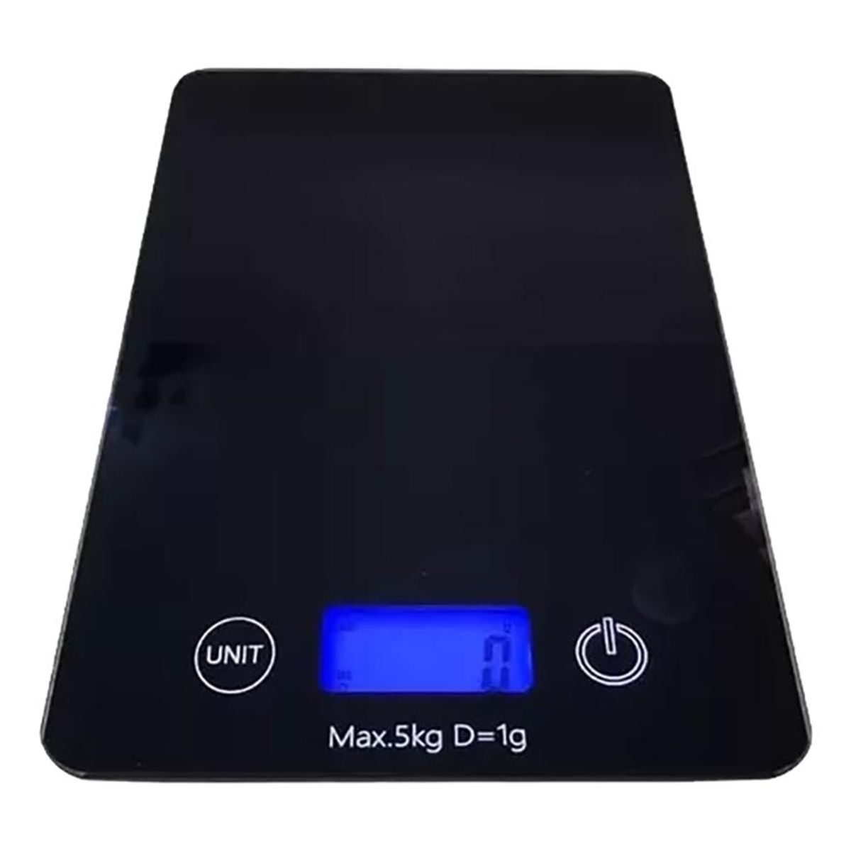 GENERICO - Balanza Digital de Cocina Slim con Vidrio Templado 5 Kg.