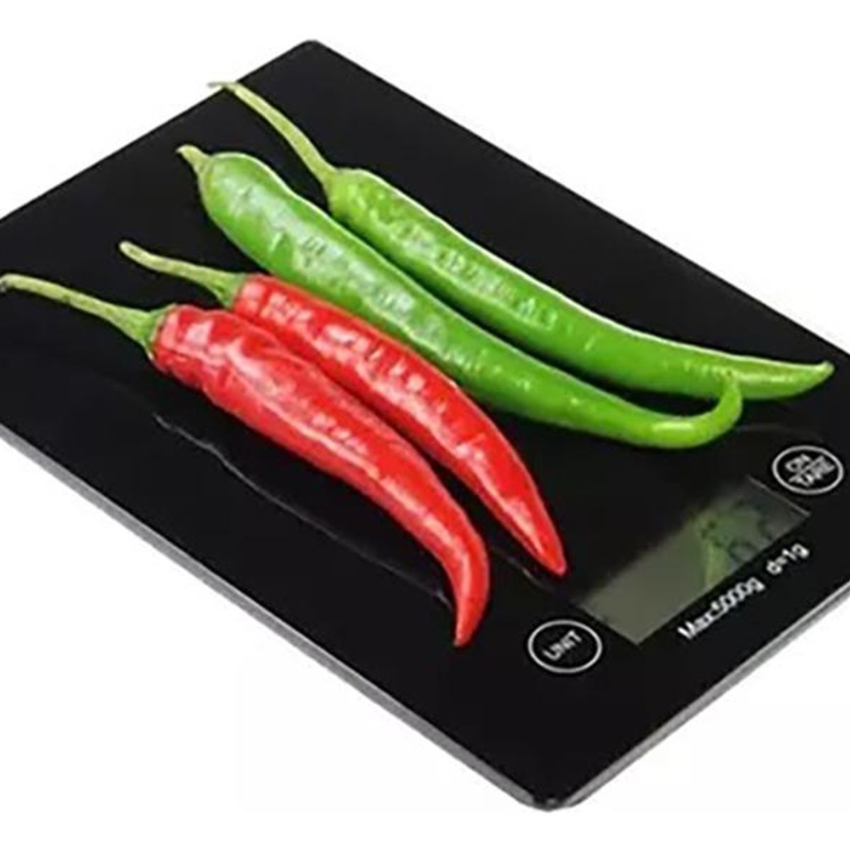 GENERICO - Balanza Digital de Cocina Slim con Vidrio Templado 5 Kg.