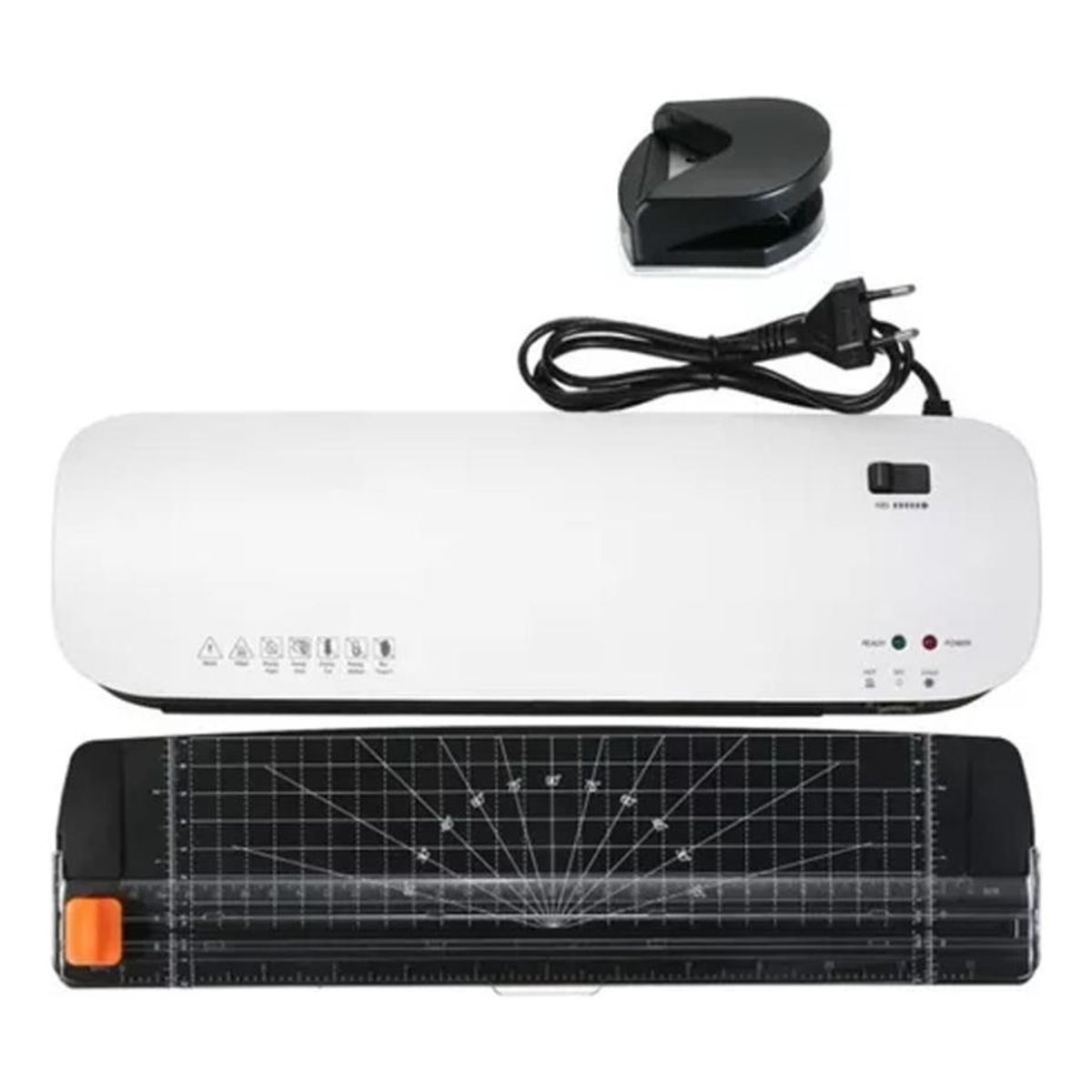 GENERICO - Termolaminadora 2 en 1 con Redondeador de Esquinas 220V