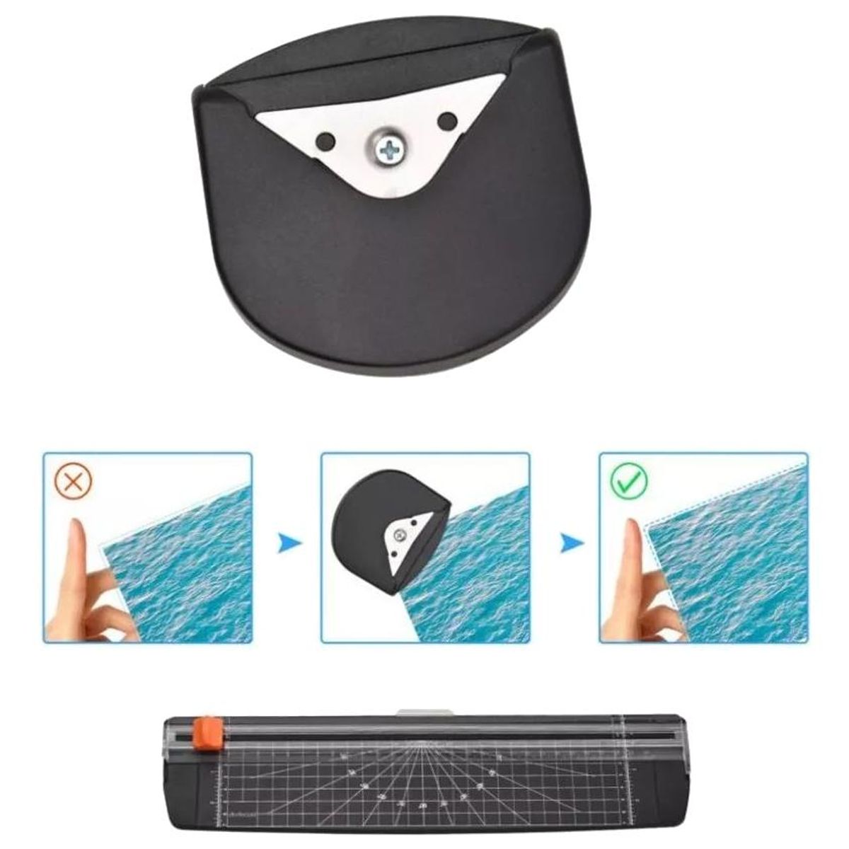 GENERICO - Termolaminadora 2 en 1 con Redondeador de Esquinas 220V