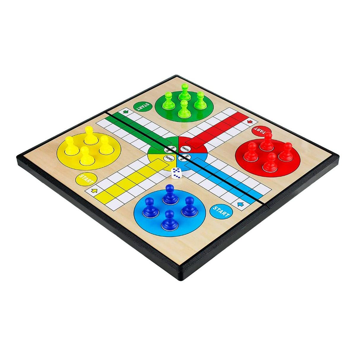 GENERICO - Juego de Mesa Ludo Magnético para Niños y Familias