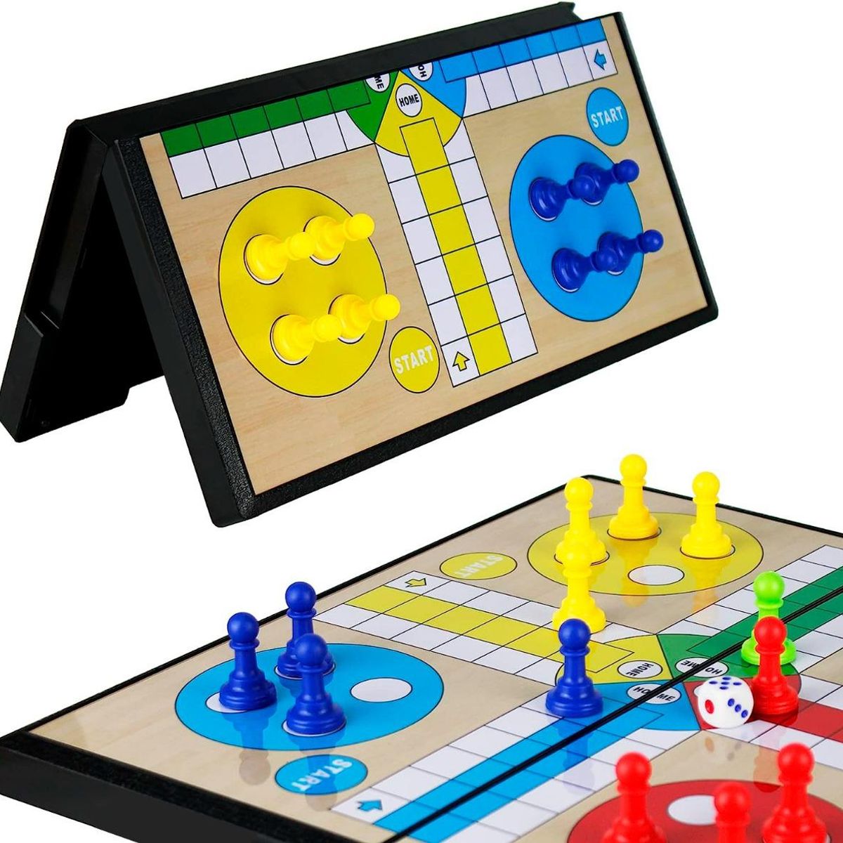 GENERICO - Juego de Mesa Ludo Magnético para Niños y Familias