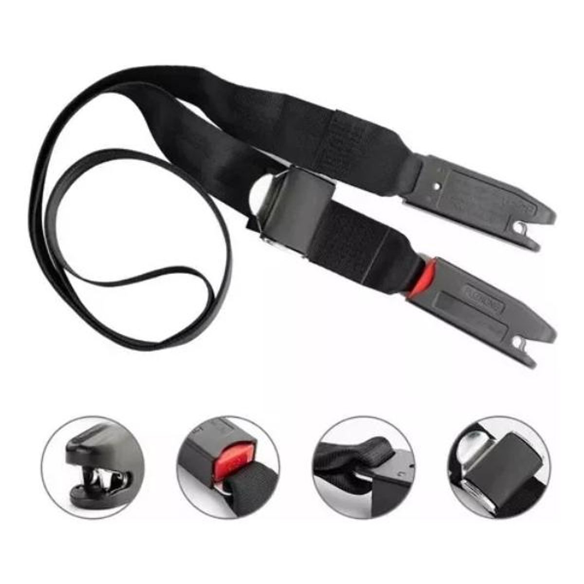 GENERICO - Cinturón de Seguridad ISOFIX para Sillas de Bebé