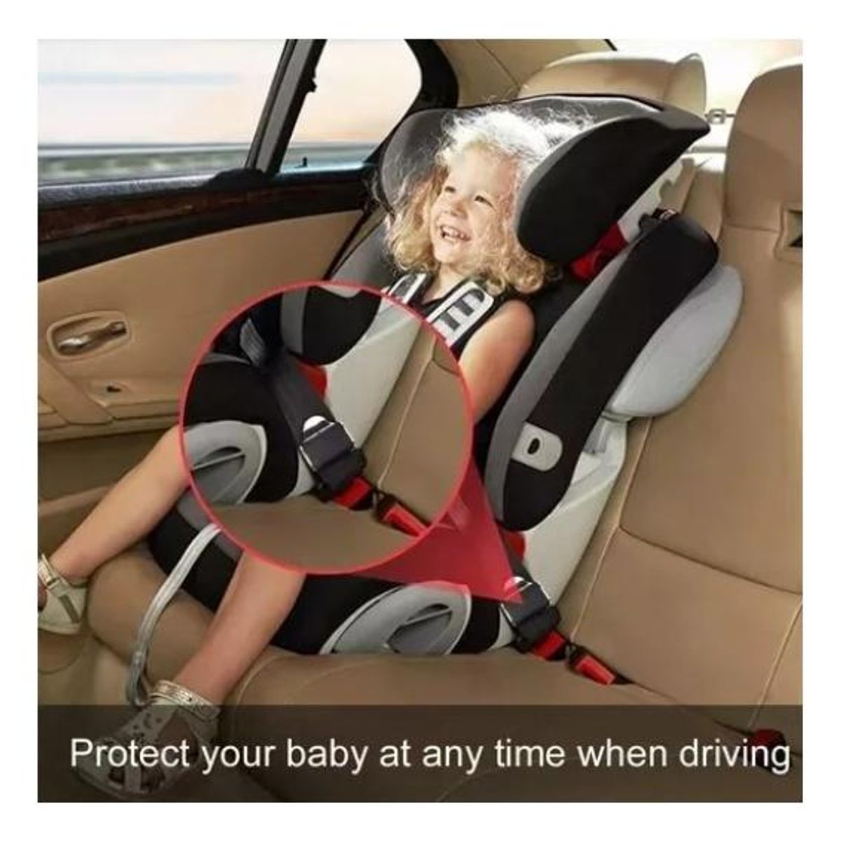 GENERICO - Cinturón de Seguridad ISOFIX para Sillas de Bebé