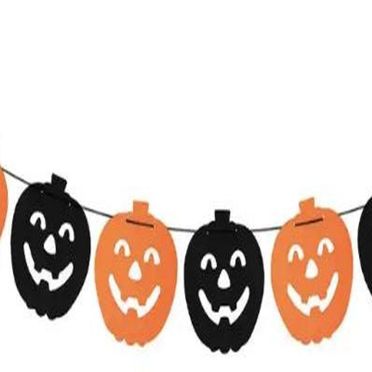 GENERICO - Guirnalda de Calabazas para Decoración de Halloween