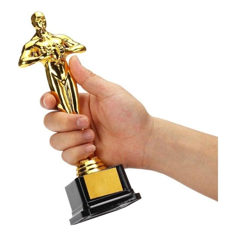 GENERICO - Trofeo Dorado de Villano Estatuilla de Premio