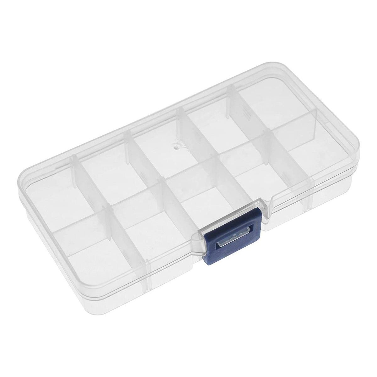 GENERICO - Caja Organizadora Plástica Con 10 Compartimentos Ajustables