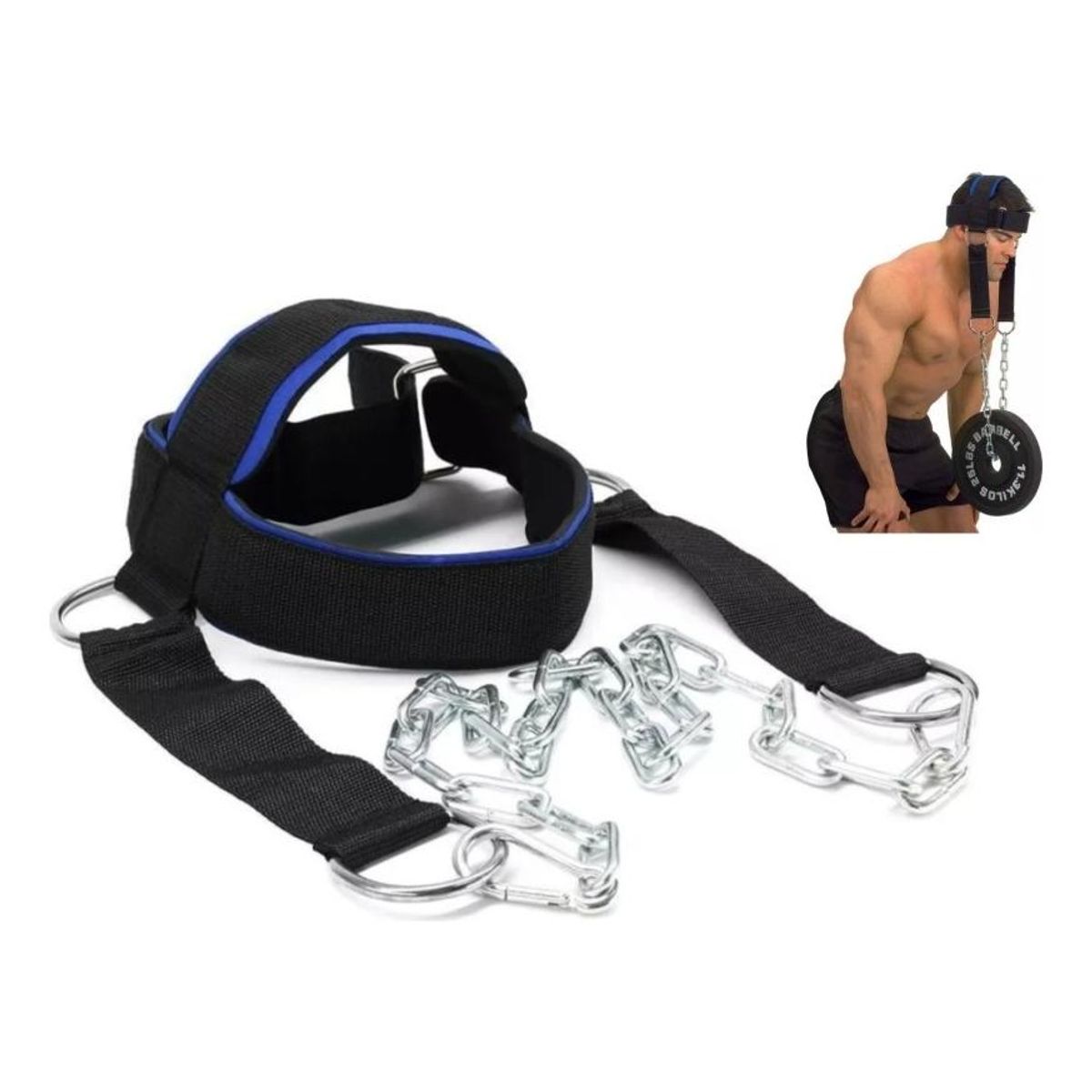 GENERICO - Arnés Ejercitador de Cuello Ajustable para Entrenamiento