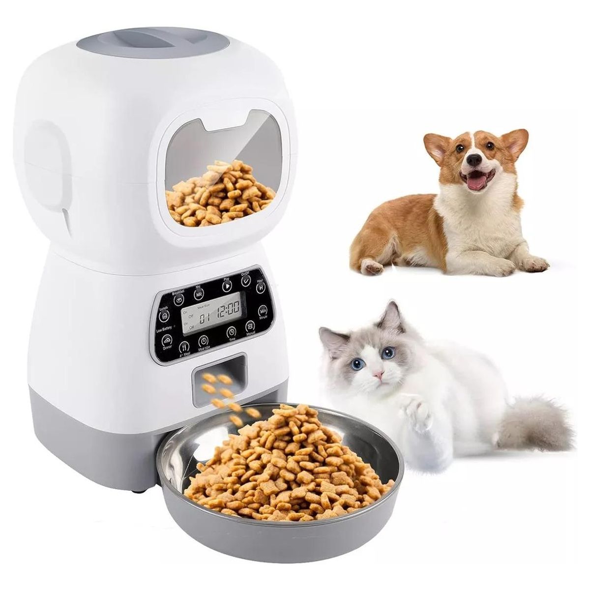 GENERICO - Comedero automático para mascotas con temporizador.