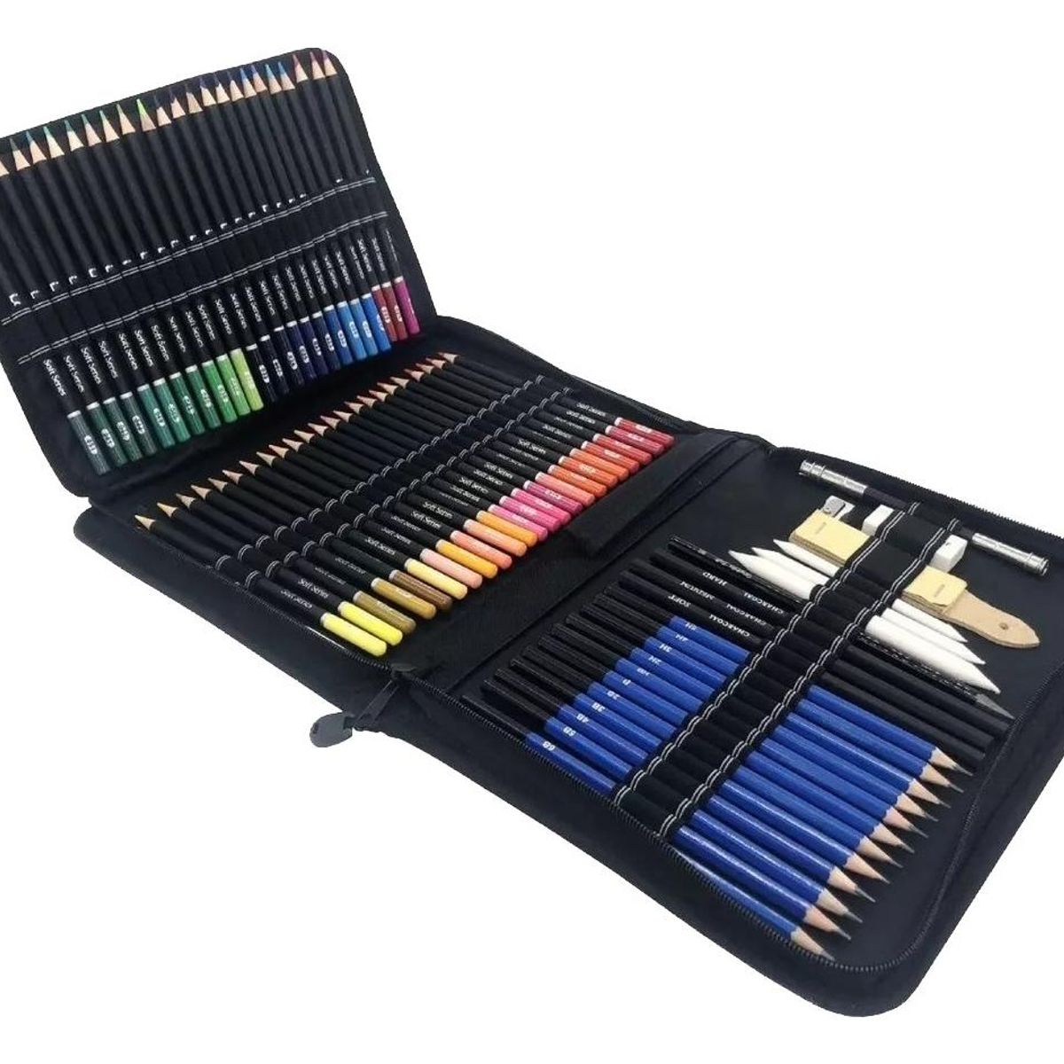 GENERICO - Estuche de Lápices de Colores 96 Piezas para Artistas