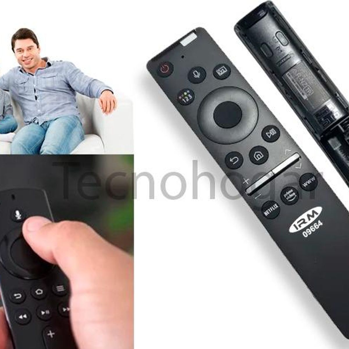 GENERICO - Control Remoto Smart TV RM-G1800 con Comando de Voz.