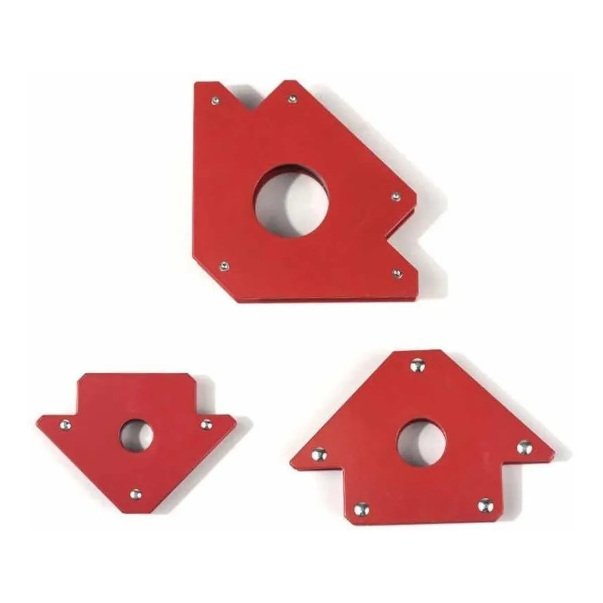 GENERICO - Escuadra Magnética de Soldadura 50 Lbs 110 Mm Mediana