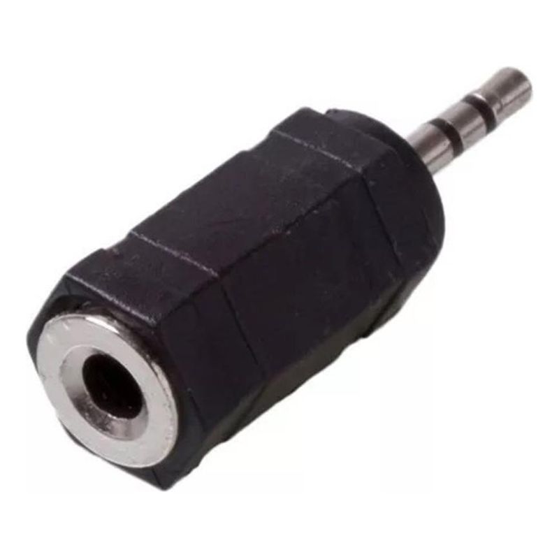 GENERICO - Adaptador de Audio 25mm Macho a 35mm Hembra