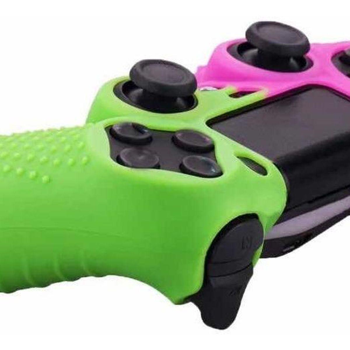 GENERICO - Funda de Silicona Bicolor para Joystick PS4