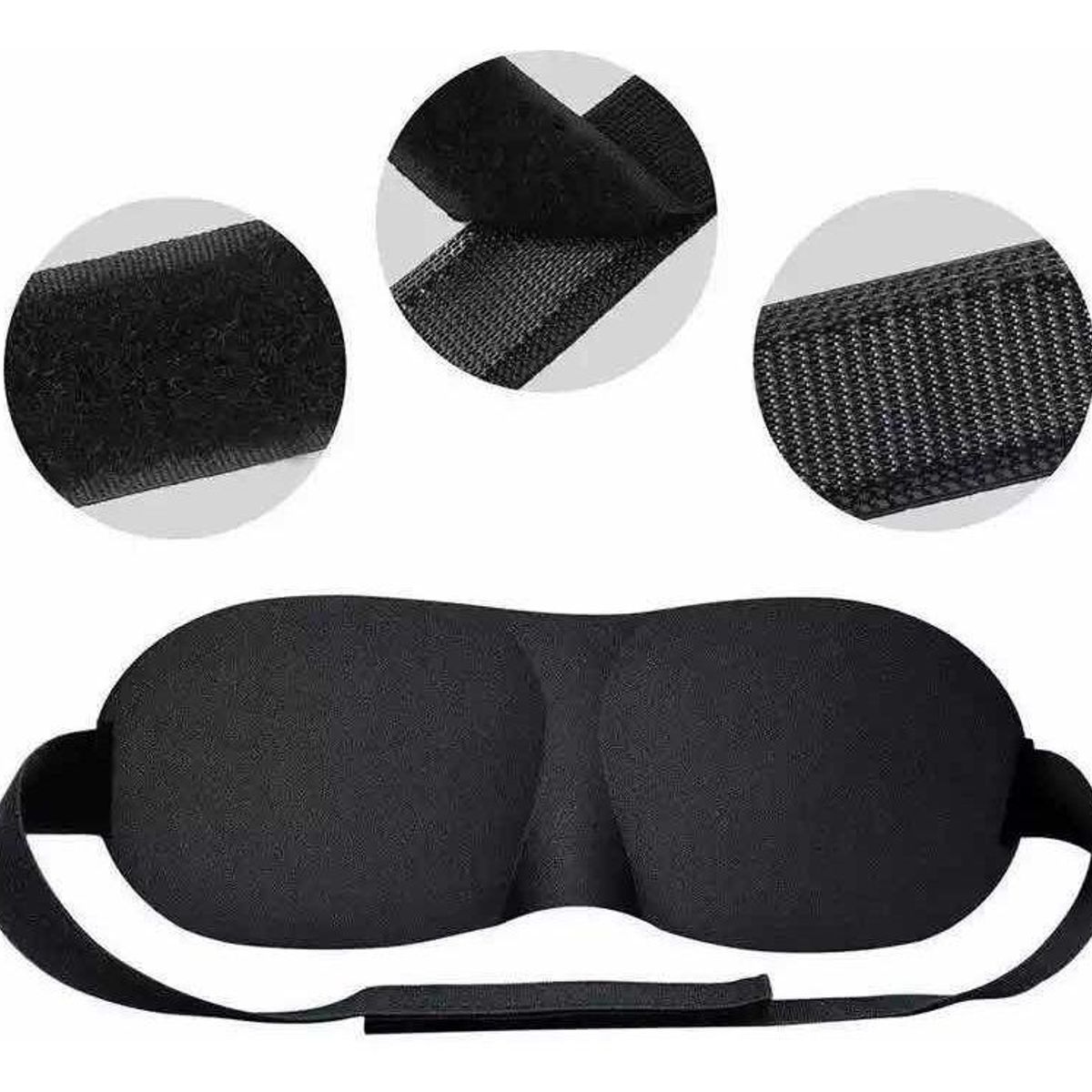 GENERICO - Pack de 2 Antifaces para Dormir Con Comodidad Oscura