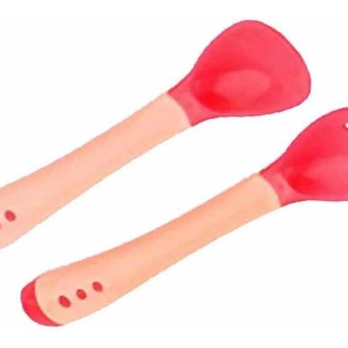 GENERICO - Cubiertos de Plástico para Bebés - Tenedor y Cuchara