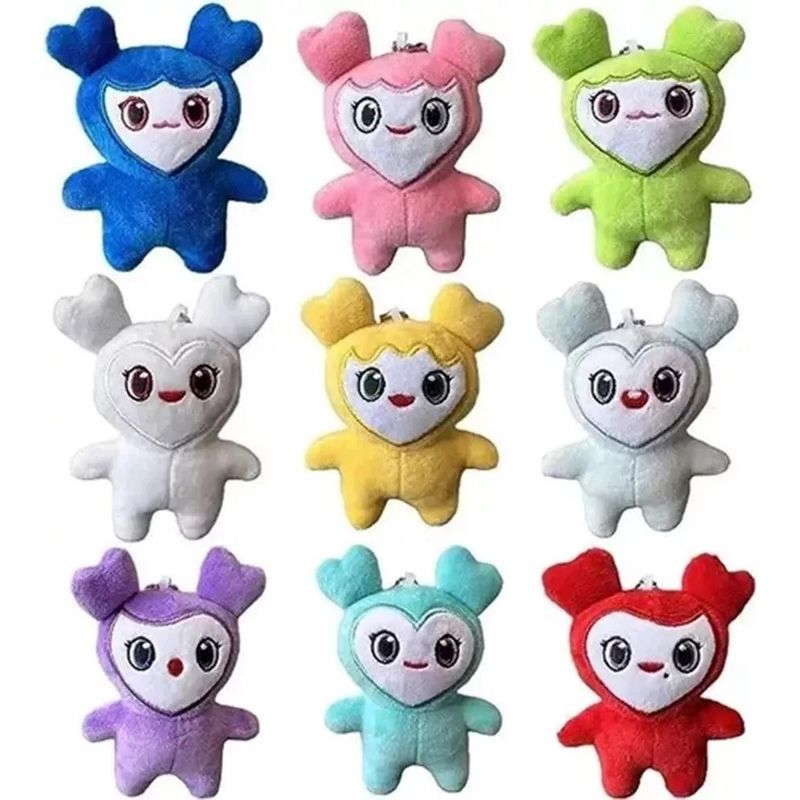 GENERICO - Peluche Llavero Colgante 9 Uds Multicolor para Niños