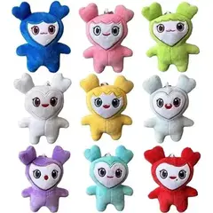 GENERICO - Peluche Llavero Colgante 9 Uds Multicolor para Niños