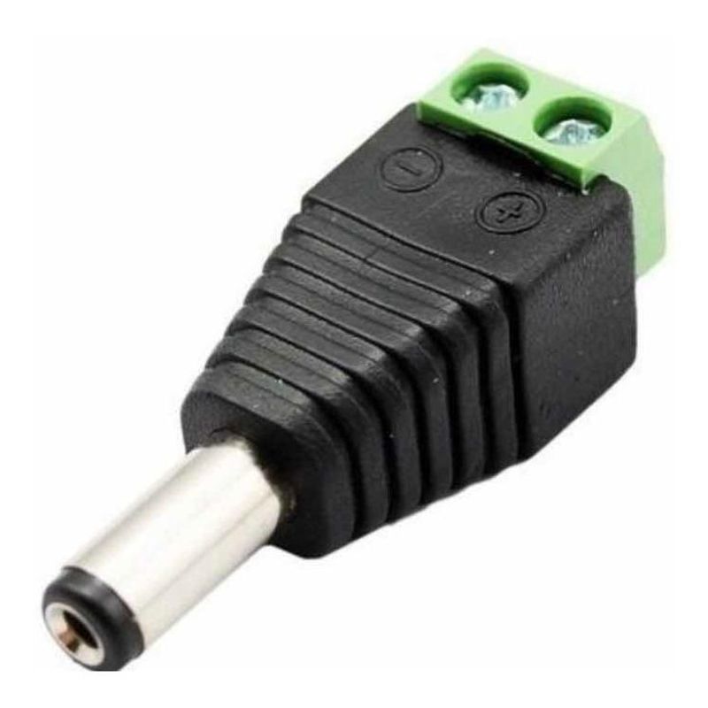 GENERICO - Conector Macho de Poder DC para Cámaras - 1 Unidad